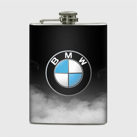 Фляга с принтом BMW в Курске, металлический корпус | емкость 0,22 л, размер 125 х 94 мм. Виниловая наклейка запечатывается полностью | bmw | bmw performance | m | motorsport | performance | бмв | моторспорт