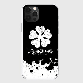 Чехол для iPhone 12 Pro Max с принтом ЧЁРНЫЙ КЛЕВЕР в Курске, Силикон |  | asta | black bull | black clover | bull | clover | аста | бык | клевер | чёрный бык | чёрный клевер