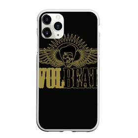 Чехол для iPhone 11 Pro Max матовый с принтом Volbeat в Курске, Силикон |  | groove metal | hardcore | psychobilly | volbeat | волбит