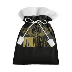 Подарочный 3D мешок с принтом Volbeat в Курске, 100% полиэстер | Размер: 29*39 см | groove metal | hardcore | psychobilly | volbeat | волбит
