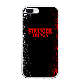 Чехол для iPhone 7Plus/8 Plus матовый с принтом STRANGER THINGS в Курске, Силикон | Область печати: задняя сторона чехла, без боковых панелей | stranger things | очень странные дела