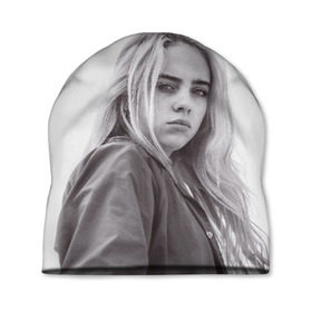 Шапка 3D с принтом BILLIE EILISH в Курске, 100% полиэстер | универсальный размер, печать по всей поверхности изделия | ayelish | bad guy | bellyache | bilie eilish | bilie elish | billie | billie eilish | eilish | electronic | elish | music | били айлиш | билли айлиш | эйлиш | элиш