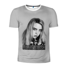 Мужская футболка 3D спортивная с принтом BILLIE EILISH в Курске, 100% полиэстер с улучшенными характеристиками | приталенный силуэт, круглая горловина, широкие плечи, сужается к линии бедра | ayelish | bad guy | bellyache | bilie eilish | bilie elish | billie | billie eilish | eilish | electronic | elish | music | били айлиш | билли айлиш | эйлиш | элиш