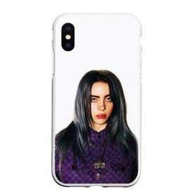 Чехол для iPhone XS Max матовый с принтом BILLIE EILISH в Курске, Силикон | Область печати: задняя сторона чехла, без боковых панелей | ayelish | bad guy | bellyache | bilie eilish | bilie elish | billie | billie eilish | eilish | electronic | elish | music | били айлиш | билли айлиш | эйлиш | элиш