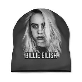 Шапка 3D с принтом BILLIE EILISH в Курске, 100% полиэстер | универсальный размер, печать по всей поверхности изделия | ayelish | bad guy | bellyache | bilie eilish | bilie elish | billie | billie eilish | eilish | electronic | elish | music | били айлиш | билли айлиш | эйлиш | элиш