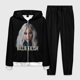 Мужской костюм 3D с принтом BILLIE EILISH в Курске, 100% полиэстер | Манжеты и пояс оформлены тканевой резинкой, двухслойный капюшон со шнурком для регулировки, карманы спереди | ayelish | bad guy | bellyache | bilie eilish | bilie elish | billie | billie eilish | eilish | electronic | elish | music | били айлиш | билли айлиш | эйлиш | элиш