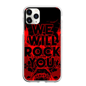 Чехол для iPhone 11 Pro матовый с принтом We Will Rock You в Курске, Силикон |  | bohemian | brian | freddie | john | mercury | must go on | queen | rhapsody | roger | taylor | the miracle | the show | богемская | рапсодия | роджер тейлор | фредди меркьюри