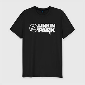 Мужская футболка премиум с принтом LINKIN PARK в Курске, 92% хлопок, 8% лайкра | приталенный силуэт, круглый вырез ворота, длина до линии бедра, короткий рукав | chester bennington | linkin park | mike shinoda | линкин парк