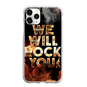 Чехол для iPhone 11 Pro матовый с принтом We Will Rock You в Курске, Силикон |  | bohemian | brian | freddie | john | mercury | must go on | queen | rhapsody | roger | taylor | the miracle | the show | богемская | рапсодия | роджер тейлор | фредди меркьюри