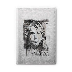 Обложка для автодокументов с принтом Kurt Cobain в Курске, натуральная кожа |  размер 19,9*13 см; внутри 4 больших “конверта” для документов и один маленький отдел — туда идеально встанут права | bleach | blew | cobain | dave | geffen | hormoaning | in utero | incesticide | krist | kurt | nevermind | nirvana | novoselic | rock | vevo | геффен | курт кобейн | нирвана | рок