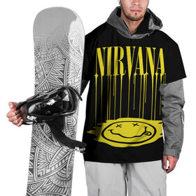 Накидка на куртку 3D с принтом Nirvana в Курске, 100% полиэстер |  | bleach | blew | cobain | dave | geffen | hormoaning | in utero | incesticide | krist | kurt | nevermind | nirvana | novoselic | rock | vevo | геффен | курт кобейн | нирвана | рок