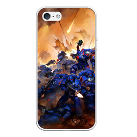 Чехол для iPhone 5/5S матовый с принтом WARHAMMER 40K в Курске, Силикон | Область печати: задняя сторона чехла, без боковых панелей | abaddon | armada | battlefleet gothic | black legion | warhammer 40k | абаддон | чёрный легион