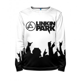 Детский лонгслив 3D с принтом LINKIN PARK в Курске, 100% полиэстер | длинные рукава, круглый вырез горловины, полуприлегающий силуэт
 | chester bennington | linkin park | mike shinoda | линкин парк