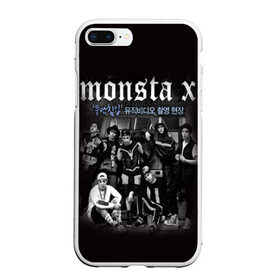 Чехол для iPhone 7Plus/8 Plus матовый с принтом Monsta X в Курске, Силикон | Область печати: задняя сторона чехла, без боковых панелей | dramarama | edm | hyungwon | idol | im | j pop | jooheon | k pop | kihyun | kpop | minhyuk | mv | shownu | the code | wonho | вонхо | монста х | хип хоп