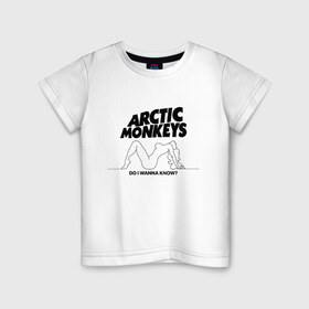 Детская футболка хлопок с принтом AM в Курске, 100% хлопок | круглый вырез горловины, полуприлегающий силуэт, длина до линии бедер | alex turner | arctic monkeys | алекс тёрнер | арктик монкейс | арктические обезьяны