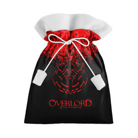 Подарочный 3D мешок с принтом Overlord. в Курске, 100% полиэстер | Размер: 29*39 см | Тематика изображения на принте: overlord | аниме | гранж | лого | логотип | оверлорд | сериал | текстура