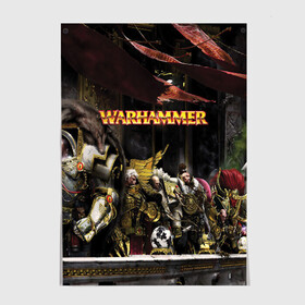 Постер с принтом WARHAMMER 40K в Курске, 100% бумага
 | бумага, плотность 150 мг. Матовая, но за счет высокого коэффициента гладкости имеет небольшой блеск и дает на свету блики, но в отличии от глянцевой бумаги не покрыта лаком | abaddon | armada | battlefleet gothic | black legion | warhammer 40k | абаддон | чёрный легион