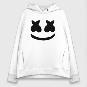 Женское худи Oversize хлопок с принтом ALAN WALKER x MARSHMELLO в Курске, френч-терри — 70% хлопок, 30% полиэстер. Мягкий теплый начес внутри —100% хлопок | боковые карманы, эластичные манжеты и нижняя кромка, капюшон на магнитной кнопке | Тематика изображения на принте: alan walker | aw | electro | electro music | marshmello | music | алан уокер | маршмелло | музыка | музыкант | электро | электронная музыка