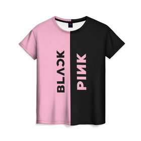 Женская футболка 3D с принтом BLACKPINK в Курске, 100% полиэфир ( синтетическое хлопкоподобное полотно) | прямой крой, круглый вырез горловины, длина до линии бедер | black | blackpink | bts | jennie | jisoo | k pop | kim | lalisa | lisa | manoban | park | pink | rose | young | бтс | дженни | джису | ён | ким | лалиса | лиса | манобан | пак | розэ | че