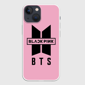 Чехол для iPhone 13 mini с принтом BTS and BLACKPINK в Курске,  |  | bangtan boys | black | blackpink | bt21 | bts | k pop | pink | rose | блек пинк | блекпинк | блэк пинк | блэкпинк | бтс