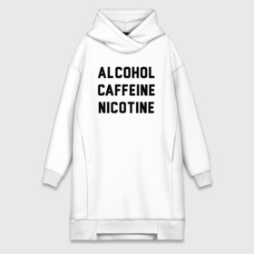 Платье-худи хлопок с принтом Бесстыжие в Курске,  |  | alcohol | caffeine | nicotine | бесстыдники | бесстыжие | кофеин | никотин | сериал бесстыжие | фиона | фиона бесстыжие