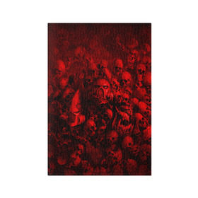 Обложка для паспорта матовая кожа с принтом WARHAMMER 40K в Курске, натуральная матовая кожа | размер 19,3 х 13,7 см; прозрачные пластиковые крепления | abaddon | armada | battlefleet gothic | black legion | warhammer 40k | абаддон | чёрный легион