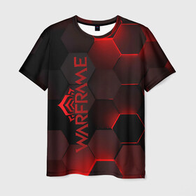 Мужская футболка 3D с принтом Warframe в Курске, 100% полиэфир | прямой крой, круглый вырез горловины, длина до линии бедер | digital extremes | excalibur | nyx | saryn | space | warframe | варфрэйм | космос | шутер