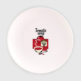 Тарелка 3D с принтом Томатный суп в Курске, фарфор | диаметр - 210 мм
диаметр для нанесения принта - 120 мм | Тематика изображения на принте: flat | food | poster | retro | soup | spoon | steam | tomato | еда | ложка | пар | плакат | помидор | ретро | суп | тарелка