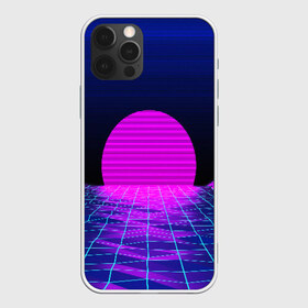 Чехол для iPhone 12 Pro Max с принтом RETRO SUNRISE в Курске, Силикон |  | bright | colorful | cool | disco | music | music lover | retro | speaker | tape recorder | technique | vintage | винтаж | динамик | диско | магнитофон | меломан | музыка | неон | разноцветный | ретро | техника