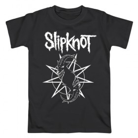 Мужская футболка хлопок с принтом Slipknot в Курске, 100% хлопок | прямой крой, круглый вырез горловины, длина до линии бедер, слегка спущенное плечо. | slipknot | we are not your kind | альтернативный метал | грув метал | метал | музыка | ню метал | слипнот