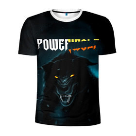 Мужская футболка 3D спортивная с принтом Powerwolf в Курске, 100% полиэстер с улучшенными характеристиками | приталенный силуэт, круглая горловина, широкие плечи, сужается к линии бедра | metal | powerwolf | пауэр метал | хэви метал