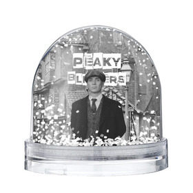 Снежный шар с принтом Peaky Blinders в Курске, Пластик | Изображение внутри шара печатается на глянцевой фотобумаге с двух сторон | peaky blinders | острые козырьки | сериал