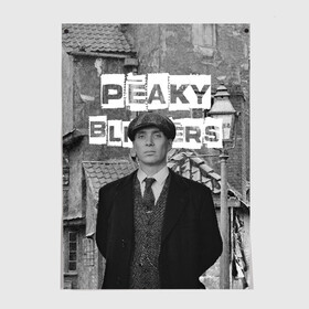 Постер с принтом Peaky Blinders в Курске, 100% бумага
 | бумага, плотность 150 мг. Матовая, но за счет высокого коэффициента гладкости имеет небольшой блеск и дает на свету блики, но в отличии от глянцевой бумаги не покрыта лаком | peaky blinders | острые козырьки | сериал