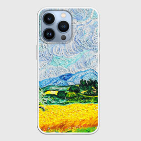 Чехол для iPhone 13 Pro с принтом ВАНГОГ ПОЛЕ в Курске,  |  | art | impressionism | night | painting | planets | sky | stars | style | van gogh | waves | ван гог | вихрь | волны | живопись | звезды | импрессионизм | искусство | краски | небо | ночь | рисунок | стиль