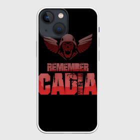 Чехол для iPhone 13 mini с принтом Remember Cadia в Курске,  |  | Тематика изображения на принте: 40000 | 40k | chaos | dawn of war | fantasy | imperium | marines | orks | soulstorm | space | вархаммер | ваха | дов | ересь хоруса | император | империум | орки | примархи | хаос