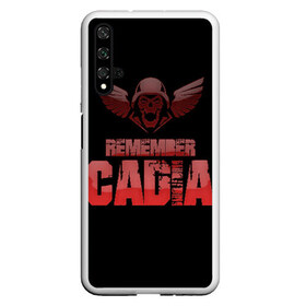 Чехол для Honor 20 с принтом Remember Cadia в Курске, Силикон | Область печати: задняя сторона чехла, без боковых панелей | Тематика изображения на принте: 40000 | 40k | chaos | dawn of war | fantasy | imperium | marines | orks | soulstorm | space | вархаммер | ваха | дов | ересь хоруса | император | империум | орки | примархи | хаос