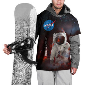 Накидка на куртку 3D с принтом Nasa Apollo 16 в Курске, 100% полиэстер |  | apollo 16 | apolo 16 | nasa | аполлон 16 | аполон 16 | наса | насса
