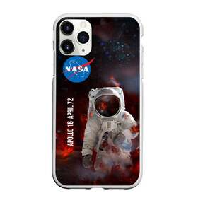 Чехол для iPhone 11 Pro Max матовый с принтом Nasa Apollo 16 в Курске, Силикон |  | apollo 16 | apolo 16 | nasa | аполлон 16 | аполон 16 | наса | насса