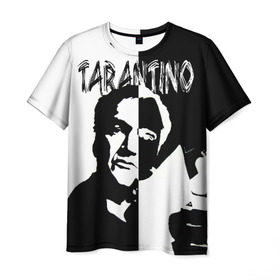 Мужская футболка 3D с принтом Tarantino в Курске, 100% полиэфир | прямой крой, круглый вырез горловины, длина до линии бедер | quentin tarantino | квентин тарантино
