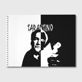 Альбом для рисования с принтом Tarantino в Курске, 100% бумага
 | матовая бумага, плотность 200 мг. | quentin tarantino | квентин тарантино