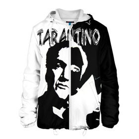 Мужская куртка 3D с принтом Tarantino в Курске, ткань верха — 100% полиэстер, подклад — флис | прямой крой, подол и капюшон оформлены резинкой с фиксаторами, два кармана без застежек по бокам, один большой потайной карман на груди. Карман на груди застегивается на липучку | Тематика изображения на принте: quentin tarantino | квентин тарантино