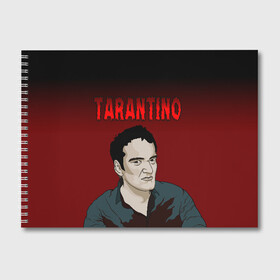 Альбом для рисования с принтом Tarantino в Курске, 100% бумага
 | матовая бумага, плотность 200 мг. | quentin tarantino | квентин тарантино