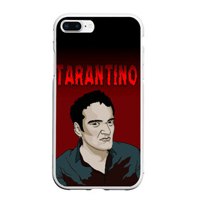 Чехол для iPhone 7Plus/8 Plus матовый с принтом Tarantino в Курске, Силикон | Область печати: задняя сторона чехла, без боковых панелей | quentin tarantino | квентин тарантино