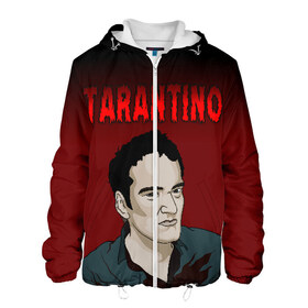 Мужская куртка 3D с принтом Tarantino в Курске, ткань верха — 100% полиэстер, подклад — флис | прямой крой, подол и капюшон оформлены резинкой с фиксаторами, два кармана без застежек по бокам, один большой потайной карман на груди. Карман на груди застегивается на липучку | Тематика изображения на принте: quentin tarantino | квентин тарантино