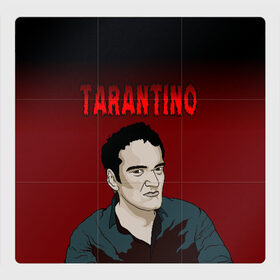 Магнитный плакат 3Х3 с принтом Tarantino в Курске, Полимерный материал с магнитным слоем | 9 деталей размером 9*9 см | quentin tarantino | квентин тарантино