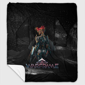 Плед с рукавами с принтом Warframe в Курске, 100% полиэстер | Закругленные углы, все края обработаны. Ткань не мнется и не растягивается. Размер 170*145 | digital extremes | excalibur | nyx | saryn | space | warframe | варфрэйм | космос | шутер