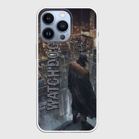 Чехол для iPhone 13 Pro с принтом Watch Dogs в Курске,  |  | hack | killer | legion | review | walkthrough | watch dogs 2 | ватч | догс | иллинойс | лис | мститель | ниндзя | сторожевые псы | фрост | хакер | черный | чикаго | штат | эйден пирс