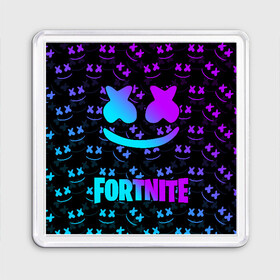 Магнит 55*55 с принтом FORTNITE x MARSHMELLO NEON  в Курске, Пластик | Размер: 65*65 мм; Размер печати: 55*55 мм | Тематика изображения на принте: 2019 | armor | armour | cybersport | esport | fortnite | game | llama | logo | броня | игра | киберспорт | лама | фиолетовый | фирменные цвета | фортнайт