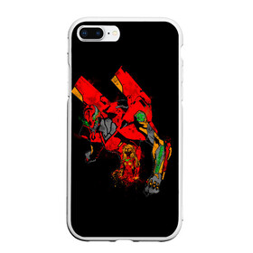 Чехол для iPhone 7Plus/8 Plus матовый с принтом EVANGELION 02 в Курске, Силикон | Область печати: задняя сторона чехла, без боковых панелей | angel | eva | evangelion | neon genesis evangelion | nerv | аска лэнгли сорью | ева | евангелион | мисато кацураги | рей аянами | синдзи