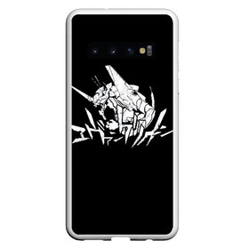 Чехол для Samsung Galaxy S10 с принтом EVANGELION (LOGO) в Курске, Силикон | Область печати: задняя сторона чехла, без боковых панелей | angel | eva | evangelion | neon genesis evangelion | nerv | аска лэнгли сорью | ева | евангелион | мисато кацураги | рей аянами | синдзи